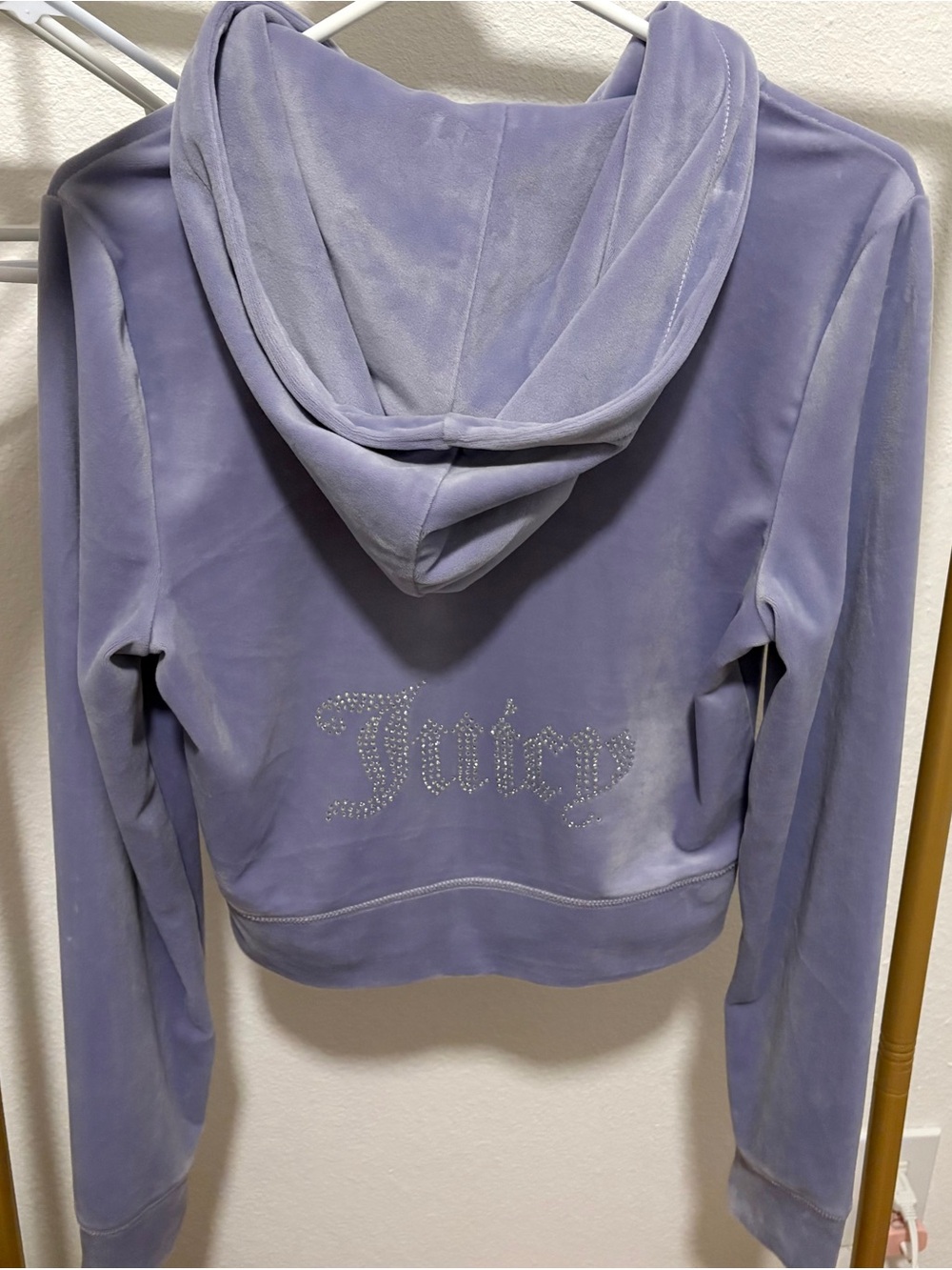 Juicy Couture Lavender Velour Zip-Up Hoodie & Track-pants